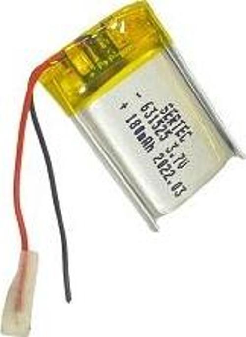 631525 3.7V 180 mAh Li-Polymer Pil Devreli/1.5A