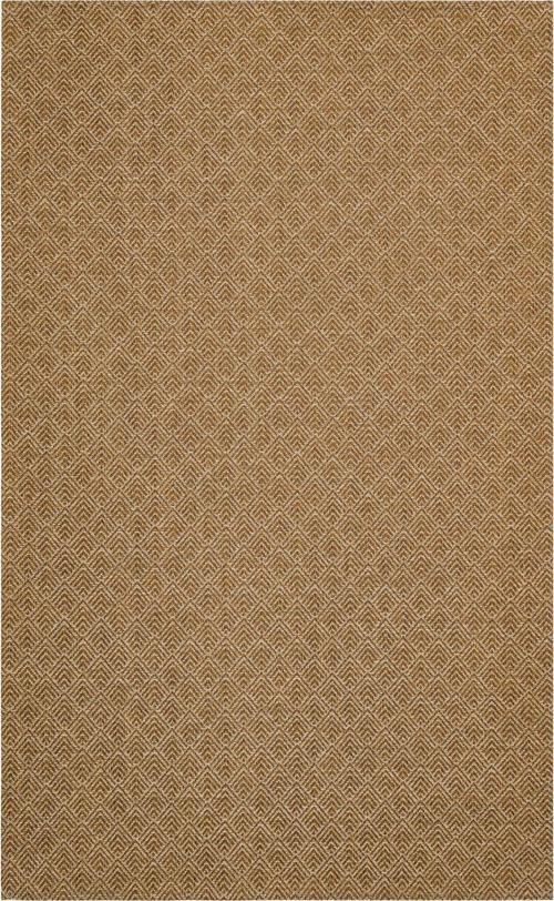 Naturel Beige Hasır Görünümlü Kaymaz Renkli Dokuma Modern Kilim