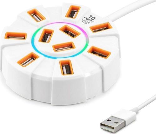 Usb Hub 10*Usb 1.2M Beyaz HDX7034