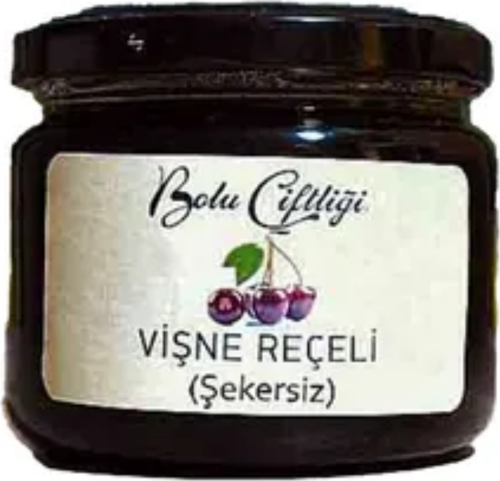 Bolu Çiftliği Şekersiz Vişne Reçeli 330 gr