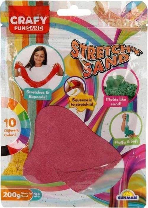 3602 Crafy Streç Oyun Kumu Pembe 200 g -Sunman