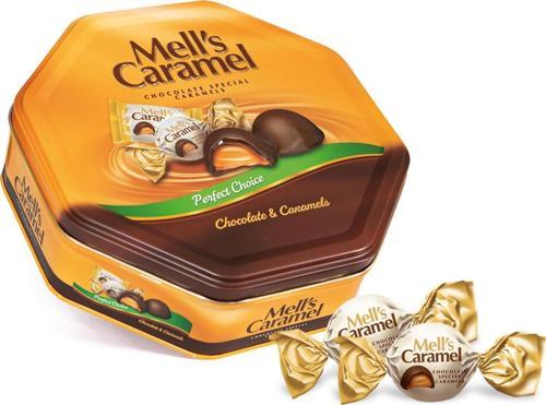 Mells Caramel Kare Kutu 500 gr