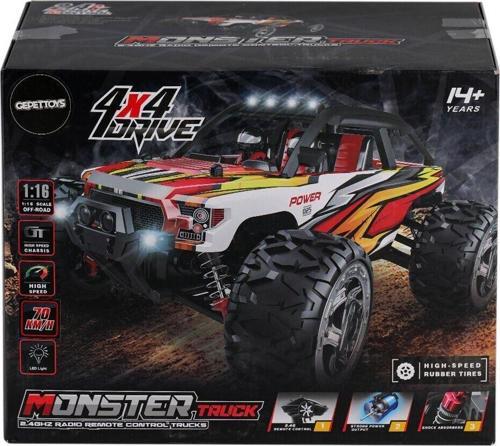 866-1612 1:16 Kumandalı 70 km/h  Truck 4x4