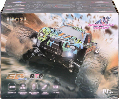 001E Kumandalı 4x4 Fırçası Motor 1:14 Gaser Arazi Aracı -Gepettoys