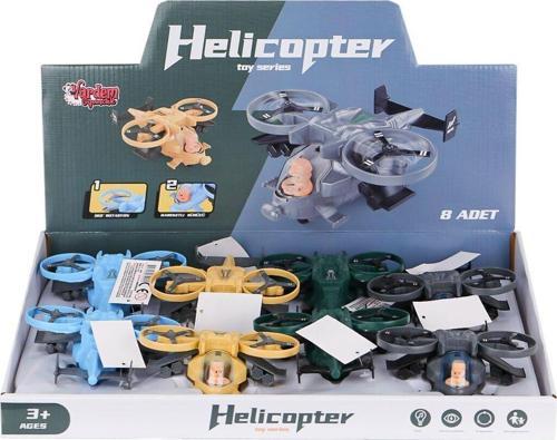 MXT-3616 Sürtmeli Askeri Helikopter -Vardem Oyuncak