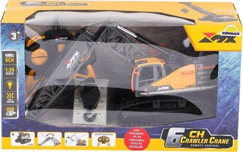 5081 SUN-RST-RC İŞ MAKİNESİ 1 24 BULDOZER FF IŞIKLI 6CH 3 7V USB 40MHZ