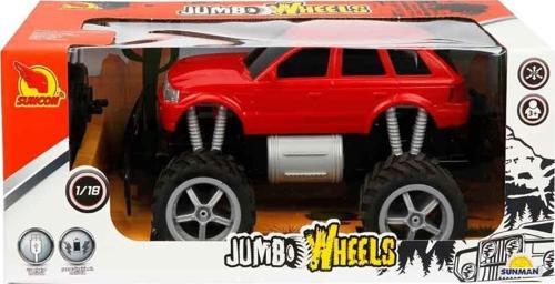 80012 1:18 Uzaktan Kumandalı Jumbo Wheels Usb Şarjlı Araba