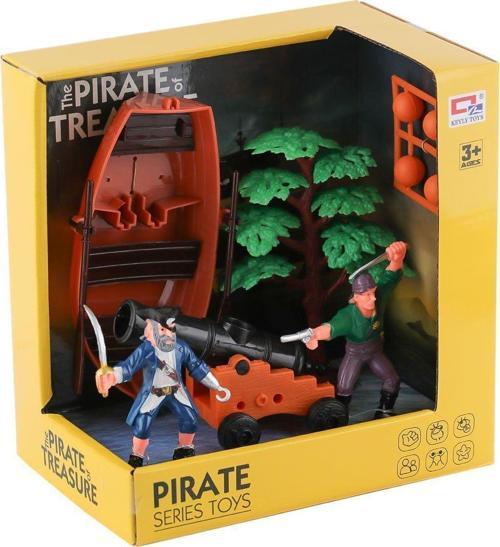 0807-27 Top Atan Kayıklı korsan Seti -Birliktoys