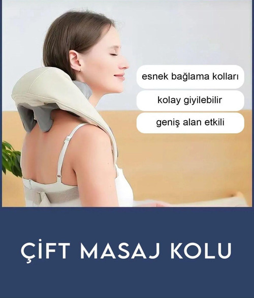 Şarjlı Ovmalı Isıtmalı Masaj Aleti Insan Eli Yoğurma Hissi