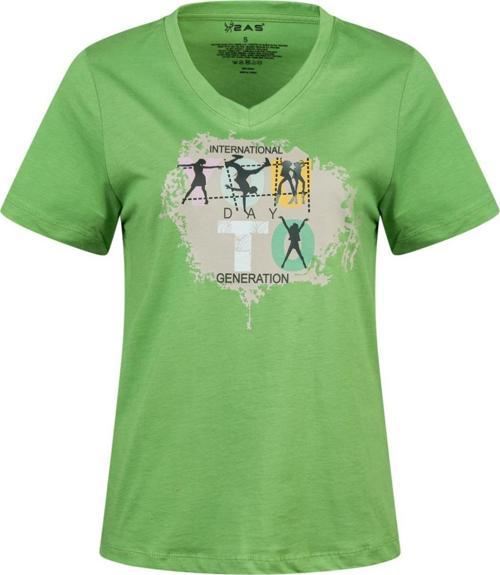 Alone Baskılı V Yaka Kadın T-Shirt 403