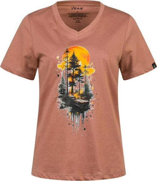 Alone Baskılı V Yaka Kadın T-Shirt 413