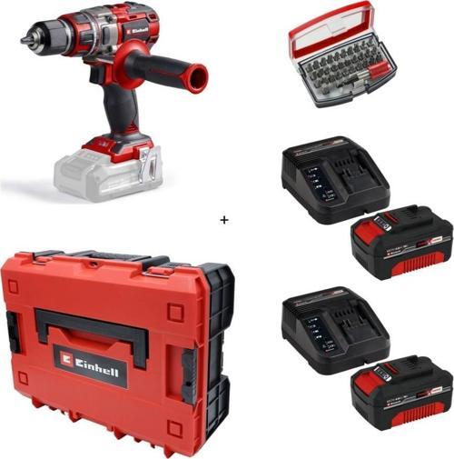 Tp-Cd 18/80 Li Bl Solo Darbesiz Matkap Vidalama + 2 x 4 Ah Starter Kit Akü (Çanta ve Bits Uç Dahil)
