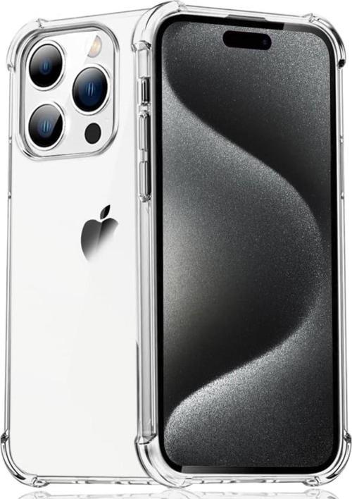 iPhone 16 Pro Max Uyumlu Darbe Önleyici Sararmaya Dayanıklı Airbag Korumalı Ultra Slim TPU Şeffaf Silikon Kılıf