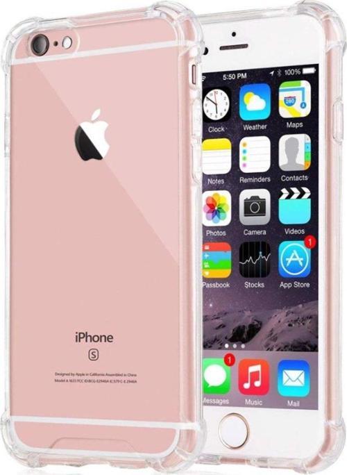 iPhone 6/6s Uyumlu Darbe Önleyici Sararmaya Dayanıklı Airbag Korumalı Ultra Slim TPU Şeffaf Silikon Kılıf