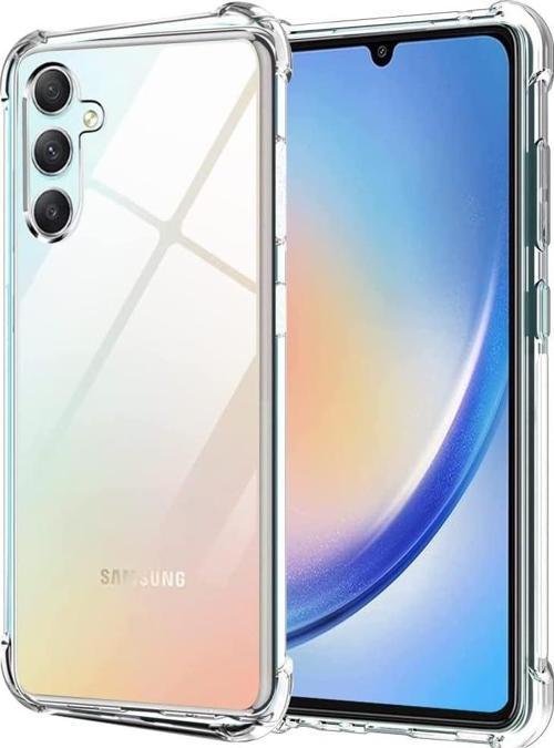 Samsung Galaxy A35 Uyumlu Darbe Önleyici Sararmaya Dayanıklı Airbag Korumalı Ultra Slim TPU Şeffaf Silikon Kılıf