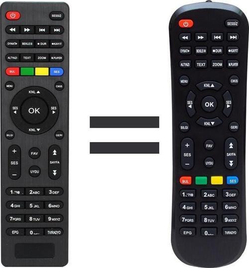Vip Full HD Uydu Alıcı Kumandası