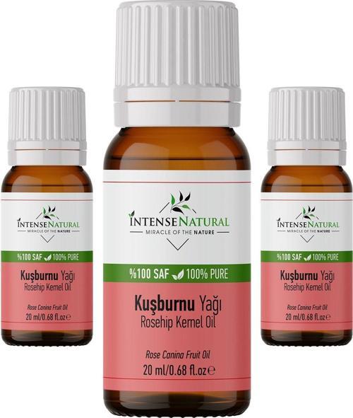 Kuşburnu Çekirdeği Yağı Soğuk Sıkım 20 Ml X 3 %100 Saf Ve Doğal Rosehip Seed Oil