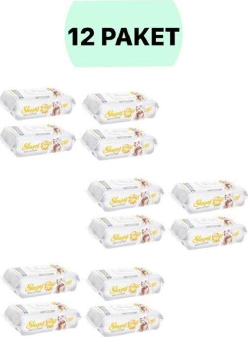 Sensitive 90 Yaprak 12'li Paket Islak Mendil & Havlu