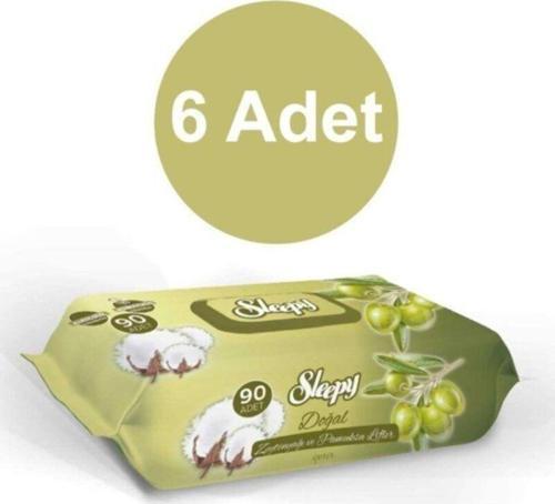 Zeytinyağlı Islak Havlu 6' Lı Paket