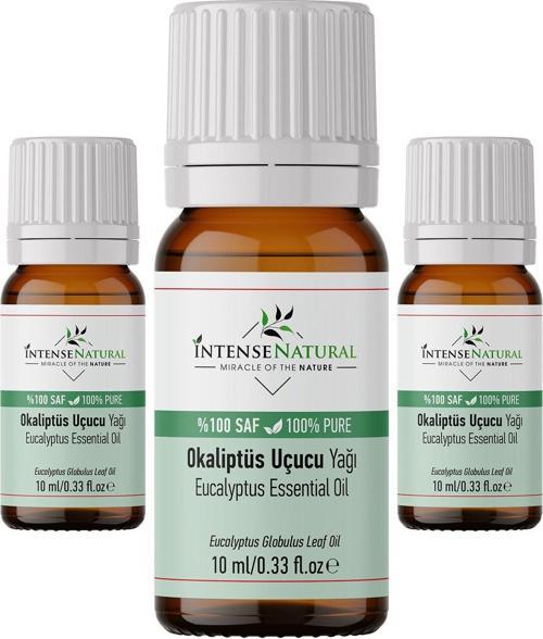 Okaliptüs Uçucu Yağı 10 Ml X 3 %100 Saf Ve Doğal Eucalyptus Essential Oil