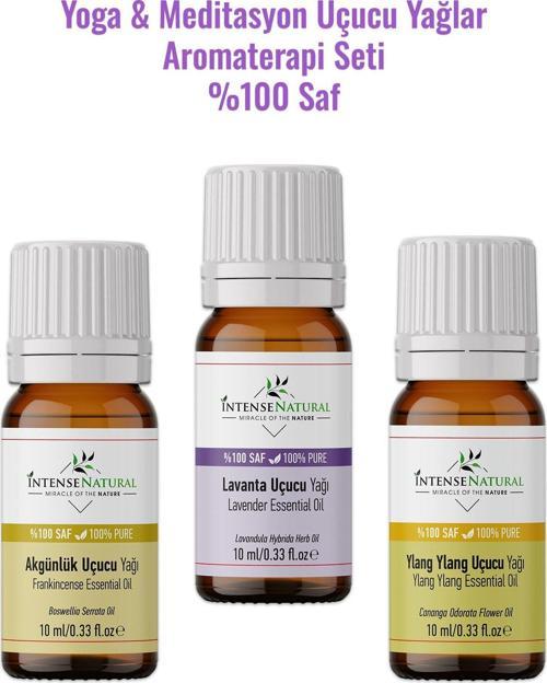 Yoga Ve Meditasyon Aromaterapi Uçucu Yağlar Seti %100 Saf Ve Doğal Buhurdanlık Yağı No:1