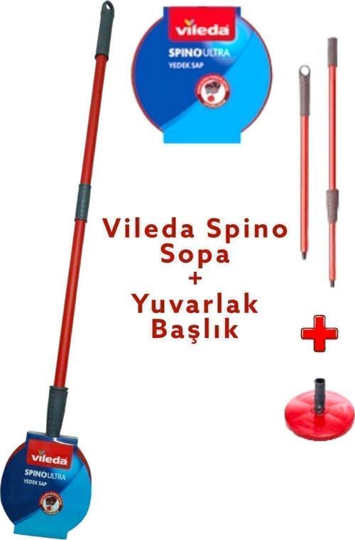 Spino Ultra Yedek Sopa + Yuvarlak Plastik Başlık