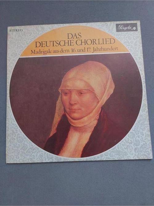 Das Deutsche Chorlied Madrigale Aus Dem 16. Und 17. Jahrhundert - vinyl -33lük plak