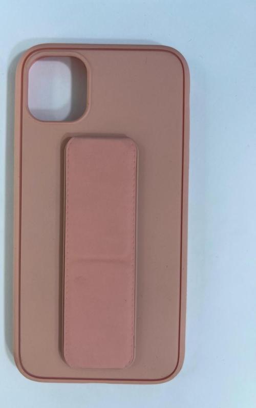 İPHONE 11 STANDLI  EL GEÇMELİ GRAND SERT SİLİKON KILIF