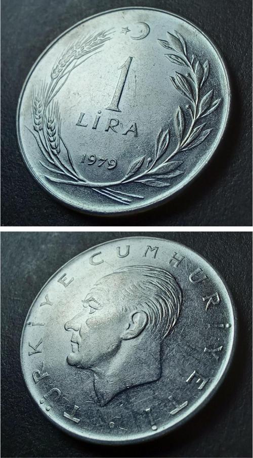 39963682cf974798f8 1979 Akmonital 1Lira ÇT/ÇÇT+ Eski Madeni Para
