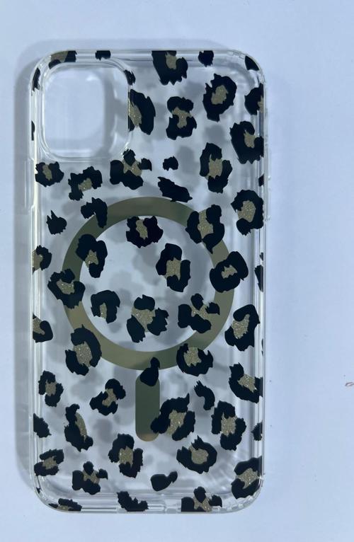 İPHONE 11 MAGSAFELİ GOLD VE SİYAH DESENLİ KILIF