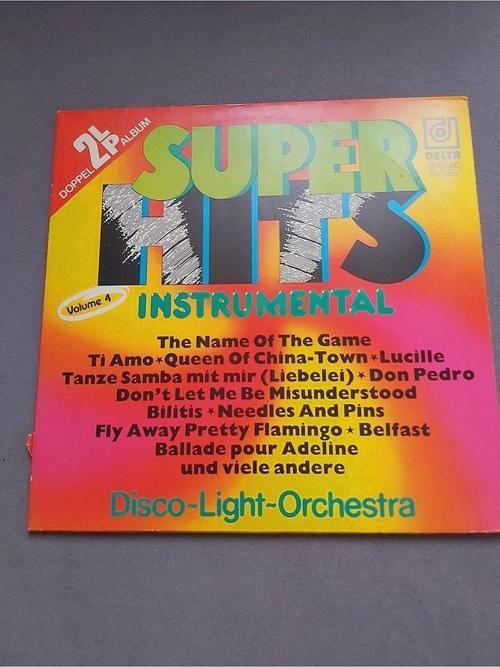 Disco Light Orchestra – Super Hits Instrumental Volume 4 - vinyl plak
