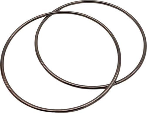 15 Cm Yuvarlak Metal Çanta Sapı Füme Renk
