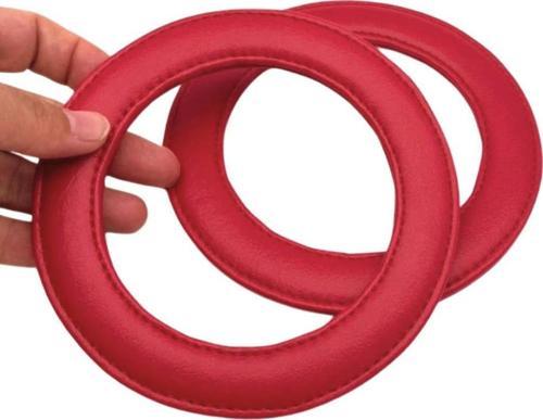 Kırmızı Renk Yuvarlak 13.5 cm Suni Deri Çanta Sapı