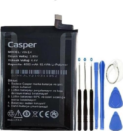 Casper E4 Pil Batarya + Tamir Seti