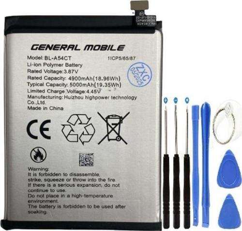 General Mobile Gm24 Pro Pil Batarya Bl-a54ct + Tamir Set