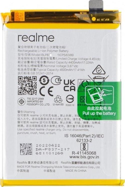 Realme V15 Pil Batarya Blp833