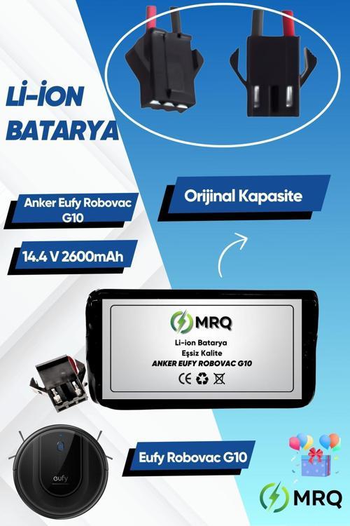 Eufy Robovac G10 Robot Süpürge Bataryası (Orijinal Kapasite) 2600Mah Batarya