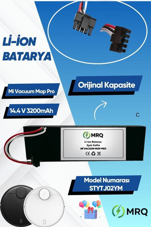 Xiaomi Mi Vacuum Mop Pro Robot Süpürge Bataryası (Orijinal Kapasite) 3200Mah Batarya