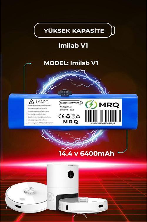 İmilab V1 Robot Süpürge Bataryası (Yüksek Kapasite) 6400Mah