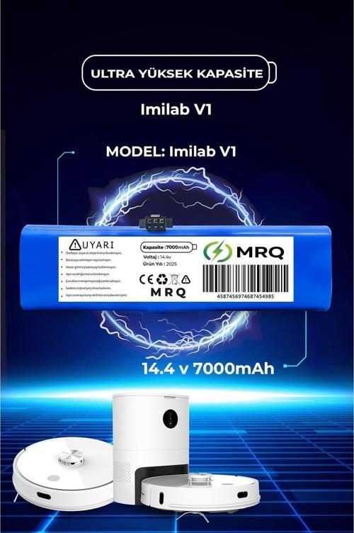 İmilab V1 Robot Süpürge Bataryası (Ultra Yüksek Kapasite) 7000Mah
