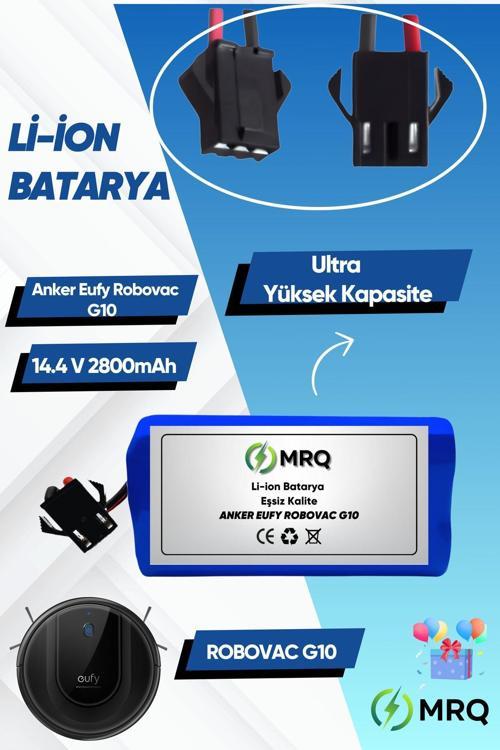 Eufy Robovac G10 Robot Süpürge Bataryası (Ultra Yüksek Kapasite) 2800Mah Batarya