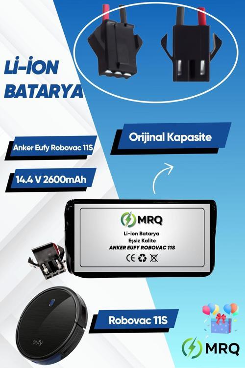 Eufy Robovac 11S Robot Süpürge Bataryası (Orijinal Kapasite) 2600Mah Batarya