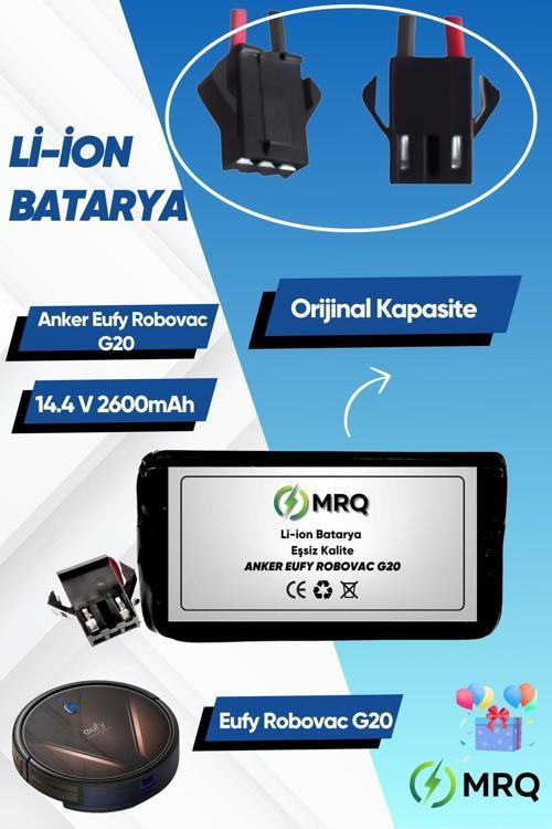 Eufy Robovac G20 Robot Süpürge Bataryası (Orijinal Kapasite) 2600Mah Batarya