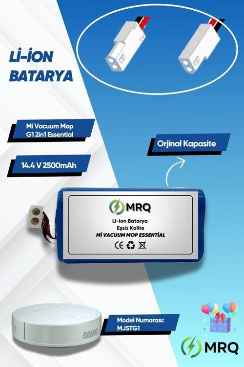 Xiaomi Mi Vacuum Mop G1 2İn1  Essential Robot Süpürge Bataryası (Orijinal Kapasite) 2500Mah Batarya