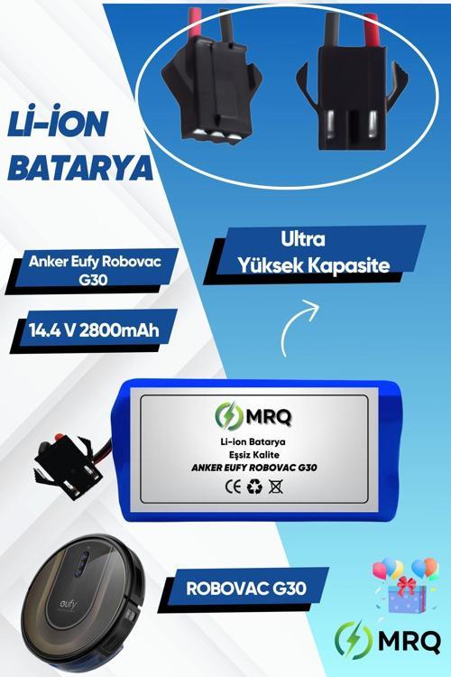 Eufy Robovac G30 Robot Süpürge Bataryası  (Ultra Yüksek Kapasite) 2800Mah Batarya
