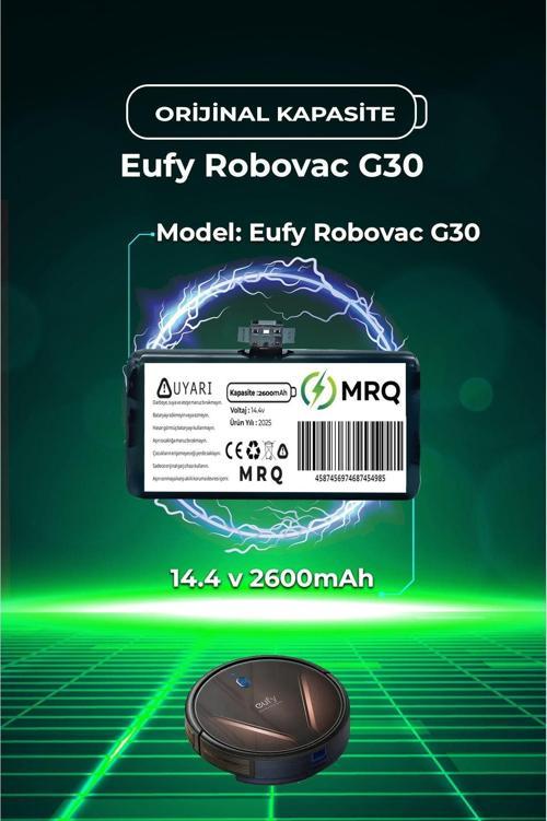 Eufy Robovac G30 Robot Süpürge Bataryası (Orijinal Kapasite) 2600Mah Batarya