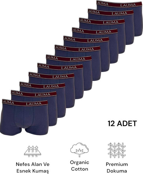 Füme Rengi Pamuklu Ter Ve Koku Yapmayan Erkek Boxer 9'Lu Paket
