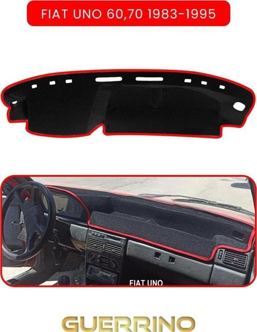 FIAT Uno 60,70 1983-1995 Modellerine UygunTORPİDO KORUMA HALISI KIRMIZI KENAR
