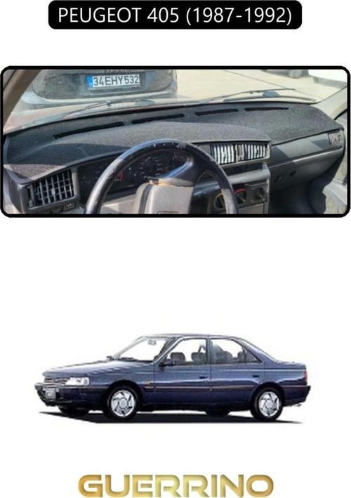 PEUGEOT 405 (1987-1992) ;TORPİDO KORUMA HALISI SİYAH KENAR