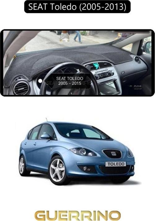 SEAT Toledo (2005-2013)TORPİDO KORUMA HALISI SİYAH KENAR